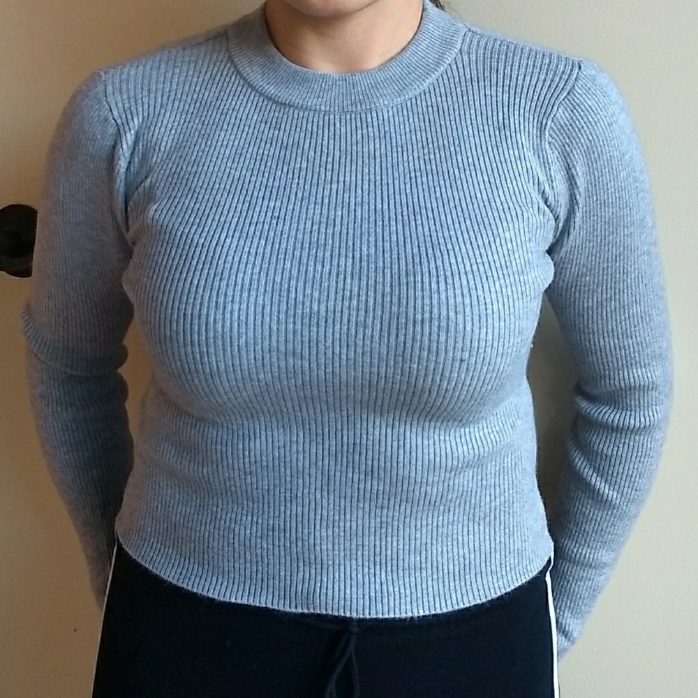 Light Grey Sweater - Picture 2 of 2